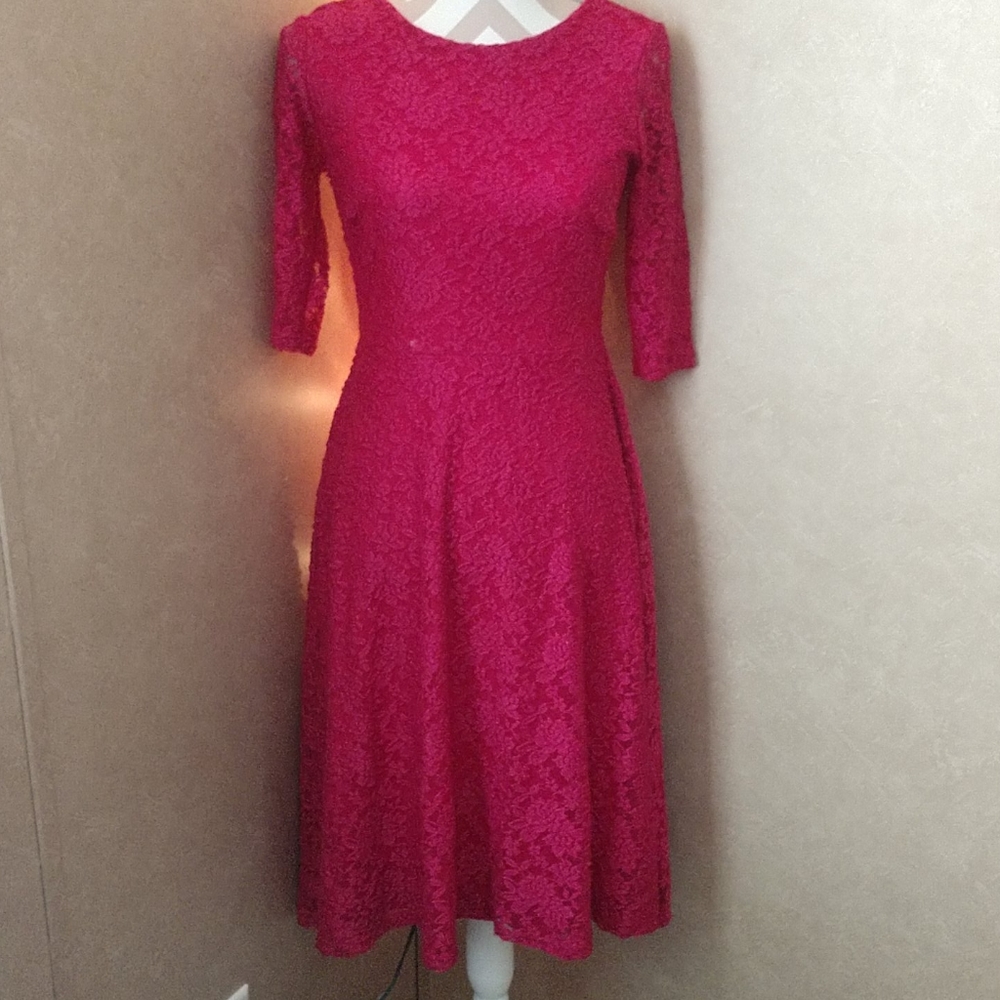 Pink lace  dress ‼️last sale NEED GONE SOON